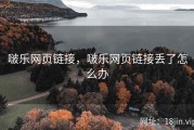 啵乐网页链接，啵乐网页链接丢了怎么办